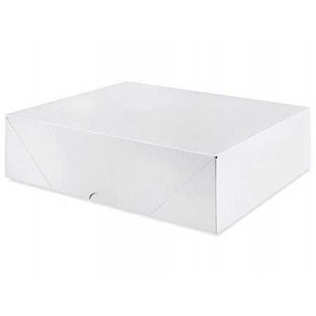 White Letterhead Folding Boxes - 25 Per Pack (8 1/2 x 11 x 4" - Double)