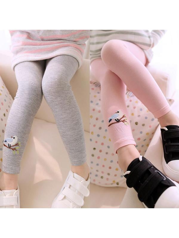 Girls Pants Kids Leggings Children Pants Stretch Outdoor Winter Skinny