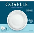 Corelle Linen Weave 18piece Dinnerware Set, Service for 6