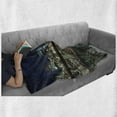 thumbnail image 6 of New York Soft Flannel Fleece Throw Blanket, United States Urban Life Themed Skyscrapers with Brooklyn Bridge Illustration, Cozy Plush for Indoor and Outdoor Use, 60" x 80", Multicolor, by Ambesonne, 6 of 6