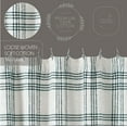 thumbnail image 2 of VHC Brands Woven Plaid Modern Farmhouse Shower Curtain, Pine Green, 72x72, 2 of 7