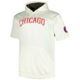 thumbnail image 2 of Men's Profile Oatmeal Chicago Cubs Big & Tall Contrast Short Sleeve Pullover Hoodie, 2 of 3