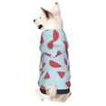 thumbnail image 1 of Fotbe Watermelon Sudadera con Estampado para Perros Pequeños – Suéter con Capucha para Mascotas, Tela Suave de Forro Polar con Bolsillo-X-Small, 1 of 7