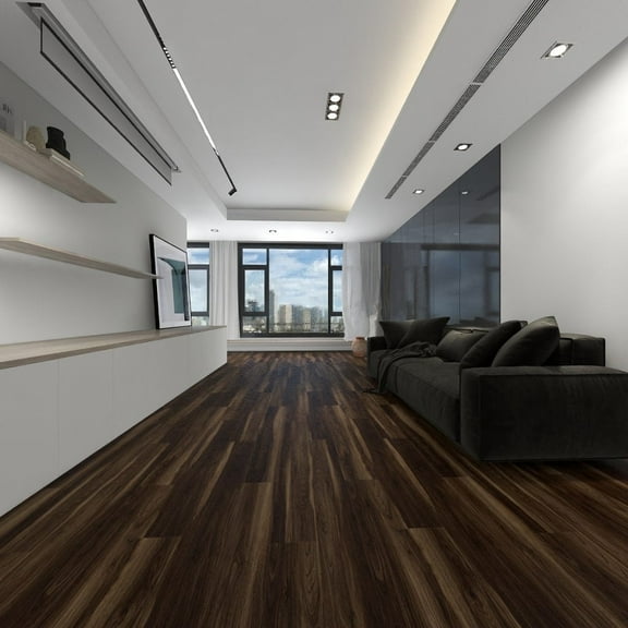 GLU-PRO 22 mil, Glue Down LVT Flooring, 3mm Midnight Mist