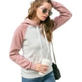 thumbnail image 5 of Doublju Women's Long Sleeve Lightweight Pullover Raglan Hoodie Sweatshirts, 5 of 5