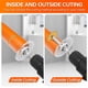 thumbnail image 4 of Cortador de tubos THINKWORK con interior de PVC con 5 cuchillas y medidor de profundidad, 4 of 8