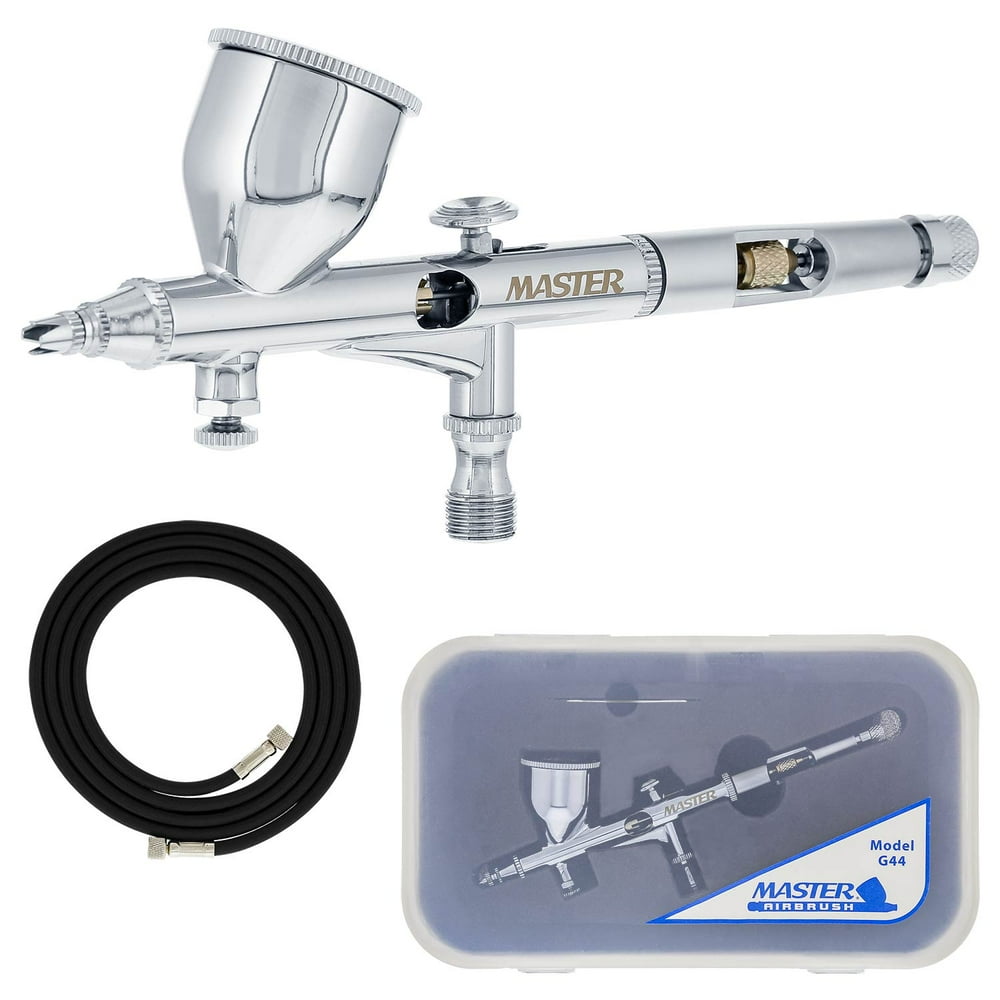 Pro G44 0.2 High Precision DualAction Gravity Feed Airbrush Set Kit