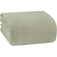 Luxury Thermal Cotton Blankets, King Size Green