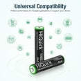 thumbnail image 3 of HiQuick Rechargeable AAA Batteries, 1100mAh Nimh, 12 Pack, 3 of 5