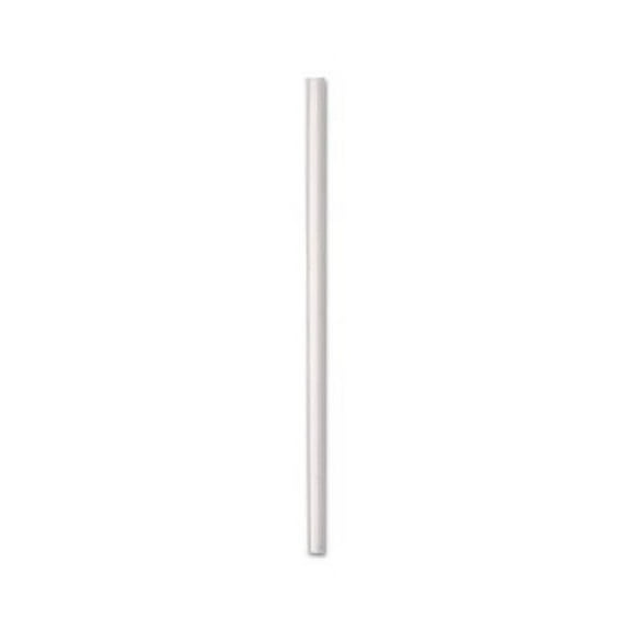Jumbo Straws Polypropylene, 7 3/4" Long, Translucent, 250/Pack, 50 Pack/Carton
