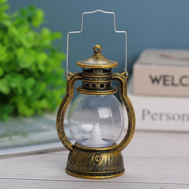 Lámpara de aceite LED sin llama perfecl Bronce dorado
