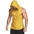 thumbnail image 6 of COOFANDY Men's Workout Hooded Tank Tops Bodybuilding Muscle T Shirt Sleeveless Gym Hoodies, 6 of 6