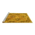 thumbnail image 2 of Ahgly Company Machine Washable Indoor Rectangle Persian Yellow Traditional Area Rugs, 6' x 9', 2 of 4