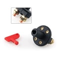 thumbnail image 4 of AD 300A 6V 12V 24V Car Battery Switch Circuit Breaker Main Switch 2 Screw Terminals Cut-off Switch Insulated Rotary Switch Key ,Easy to Install, 4 of 7