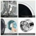 thumbnail image 6 of Ktaxon 1.6 cu. ft. Electric Tumble Compact Cloth Dryer Stainless Steel Wall Mounted, White, 6 of 12