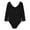 Black, variant on GYRATEDREAM Toddler Baby Girls Ballet Leotards Long Sleeve Soft Dance Leotard Kids V Neck Gymnastic Outfit Glitter Performance Clothes Pink for 2-14 Years