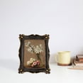 thumbnail image 4 of Rongfmy Photo Frame 7inch Picture Holder Decorative Embossed Frame Tabletop Wall Hanging, 4 of 7