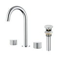thumbnail image 3 of Kibi Circular X 8" Bathroom Sink Widespread Faucet with Drain Assembly, 3 of 3