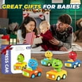 thumbnail image 5 of LYINGF Press to Go Car Toys for Toddlers 1-3, Animal Friction Car Toys for 1+ Year Old - First Birthday Gift Set for Boys Girls 12-18 Months, Go Baby Vehicles, 5 of 6