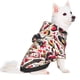 thumbnail image 2 of Fotbe Guitar Skull rock Sudadera con Estampado para Perros Pequeños – Suéter con Capucha para Mascotas, Tela Suave de Forro Polar con Bolsillo-Small, 2 of 7
