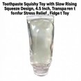 thumbnail image 2 of Toothpaste Squishy Toy with Slow Rising Squeeze Design, 4.5 Inch, Transparent, for Relaxation, Squeeze Toy, 2 of 3