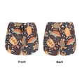 thumbnail image 5 of Lsque Turtles and Sea Plants Printed Women's Running Shorts with Liner Pockets,Elastic Quick Dry Workout Athletic Gym Yoga Shorts,Womens High Waist Shorts-Medium, 5 of 9