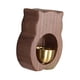 thumbnail image 2 of Bonita campana de comerciante, gato de la suerte, adornos comerciales, campana creativa colgante Marrón oscuro, 2 of 9