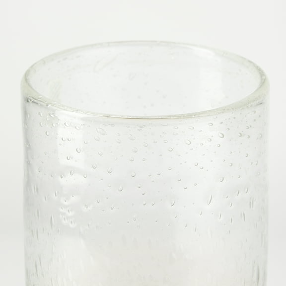 Mercana Adriatic I Small Brushed Gold Metal Glass Vase