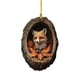 thumbnail image 2 of Adornos navideños de animales de Chopper Adornos navideños con estampado de animales para el árbol de Navidad Adornos acrílicos Decoraciones de animales del bosque Decoración navideña colgante Decorac, 2 of 7