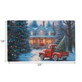 thumbnail image 3 of Tapis En Caoutchouc Imprimé (Camion Rouge Avec Arbre), 3 of 3