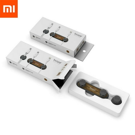 

Xiaomi Mijia Magnetic Absorption Cable Clip Holder Compatibility Practical Magnetic Base Wood Texture