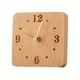 thumbnail image 2 of Reloj de mesa pequeño decorativo, reloj de escritorio de madera, reloj nórdico silencioso que no hace tictac. Madera de haya, 2 of 9