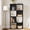 Black, variant on Simenmax 9 Cube Storage Organizer, Bookshelf with 5 Removable Back Panels for Living Room, Bedroom, Home Office, White