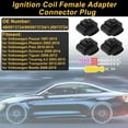 thumbnail image 2 of Unique Bargains 1Set 4 Pins Ignition Coil Connector Plug for Volkswagen Passat 1997-2015 Female Connector Terminal Housing Plug Connector No.4B0973724, 2 of 7