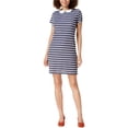 thumbnail image 1 of maison Jules Robe Tunique Imprimée pour Femmes, Bleu, Moyen, 1 of 1