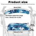 thumbnail image 6 of HELLHERO Blue and White Fluid Art Pattern Backrest Covers Seat & Backrest Covers Improved Comfort Easy to Install Removable for Elderly Adults, 6 of 7