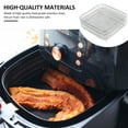 thumbnail image 4 of Toorise 3 Pack Air Fryer Rack Stackable Stainless Steel Air Fryer Basket Tray Compatible with Ninja DZ201/DZ401 Air Fryers for French Fry/Frozen/Baking Food, 4 of 9