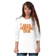 thumbnail image 5 of Deer Hunting Diva Antler Season Women's Long Sleeve T Shirt Brisco Brands X, 5 of 5