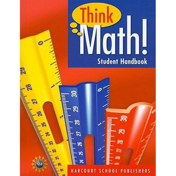 Pre-Owned Think Math! Student Handbook, Grade 4 (Hardcover) 0153424761 9780153424762