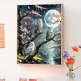 thumbnail image 6 of JYLMOOD Paint by Numbers Kit for Adults Beginner, Easy DIY Oil Painting Kits On Canvas for Gift Home Wall Decor 16x20 Inch - Moon Owls, 6 of 7