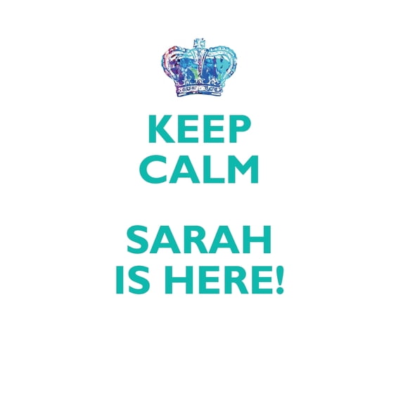 KEEP CALM, SARAH IS HERE AFFIRMATIONS WORKBOOK Positive Affirmations Workbook Includes : Mentoring Questions, Guidance, Supporting You