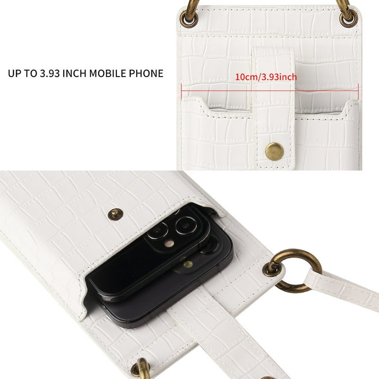 Husfou Crossbody Cell Phone Bag PU Leather Purse Women Walmart