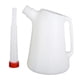 thumbnail image 4 of Jarra medidora de aceite con pico vertedor flexible Olla medidora de aceite ABS translúcida 4L, 4 of 9