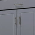 thumbnail image 6 of TMS Luna 47" Transitional Buffet with Two Glass Doors, Two Drawers, and Five Adjustable Shelves, Gray, 6 of 7