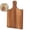 B, variant on Wood Serving Board with Handle, Wooden Cutting Chopping Board for Meat, Vegetables, Bread, Charcuterie, Cheese Board - Food Serving Tray for Kitchen Appetizers