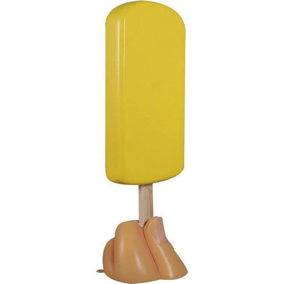 Yellow Ice Cream Popsicle Small Statue
