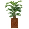 thumbnail image 1 of Artificial Faux Real Touch 4.75 Feet Palm Tree With Planter, 1 of 1