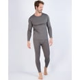 thumbnail image 2 of Real Essentials 4 Piece: Men's Thermal Underwear Sets - Long Sleeve Top & Bottom Fleece Long Johns (Available in Big & Tall), 2 of 5