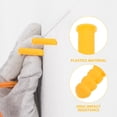 thumbnail image 3 of TEHAUX 200Pcs Yellow Ribbed Plastic Anchor Wall Expansion Tubes for Durable Drywall Support, 3 of 8