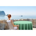 thumbnail image 2 of Vargottam Indoor/Outdoor Round Tablecloth 58 Inch Round Tablecloth Waterproof Patio Table Cloths, Spring/Summer Table Covers for Backyard Circular Table/BBQs/Picnic - Aquamarine Green, 2 of 7